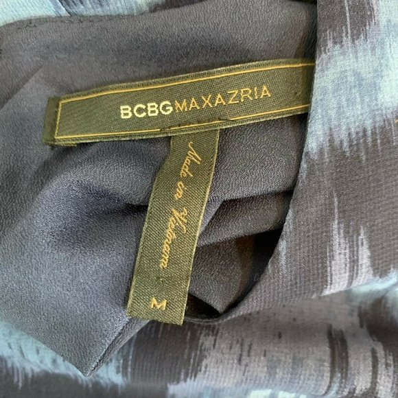 BCBG Maxazria Pacific Blue Cloud Flowy Shift Dress - Picture 5 of 7